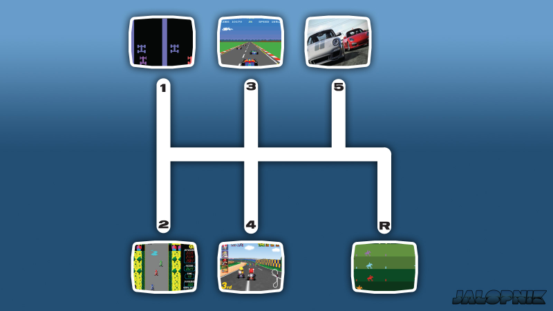 Illustration for article titled Shift Through The Evolution Of Driving Video Games